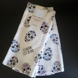 2pc Skull Kitchen Towels New